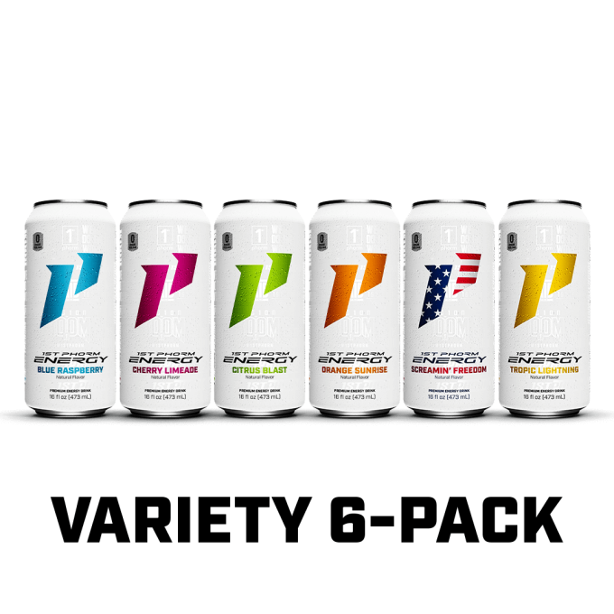 1st Phorm Energy Variety 6-Pack